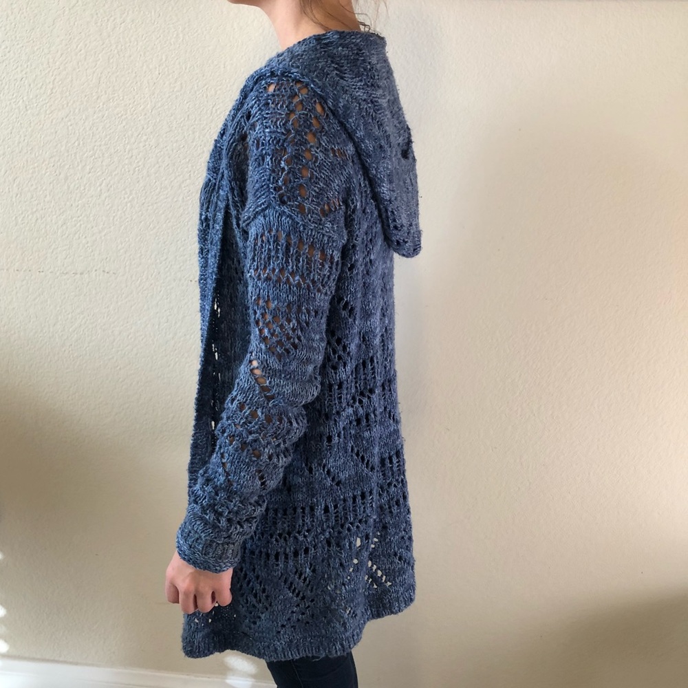 Hollister XS/S Knitted Hoodie Cardigan